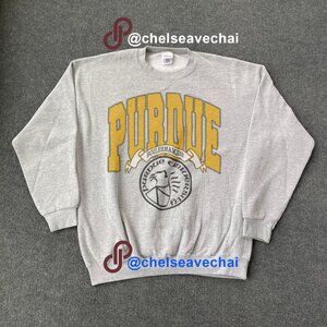 Vintage 90s Purdue University Boilermakers Sweatshirt, Purdue Boilermakers Shirt